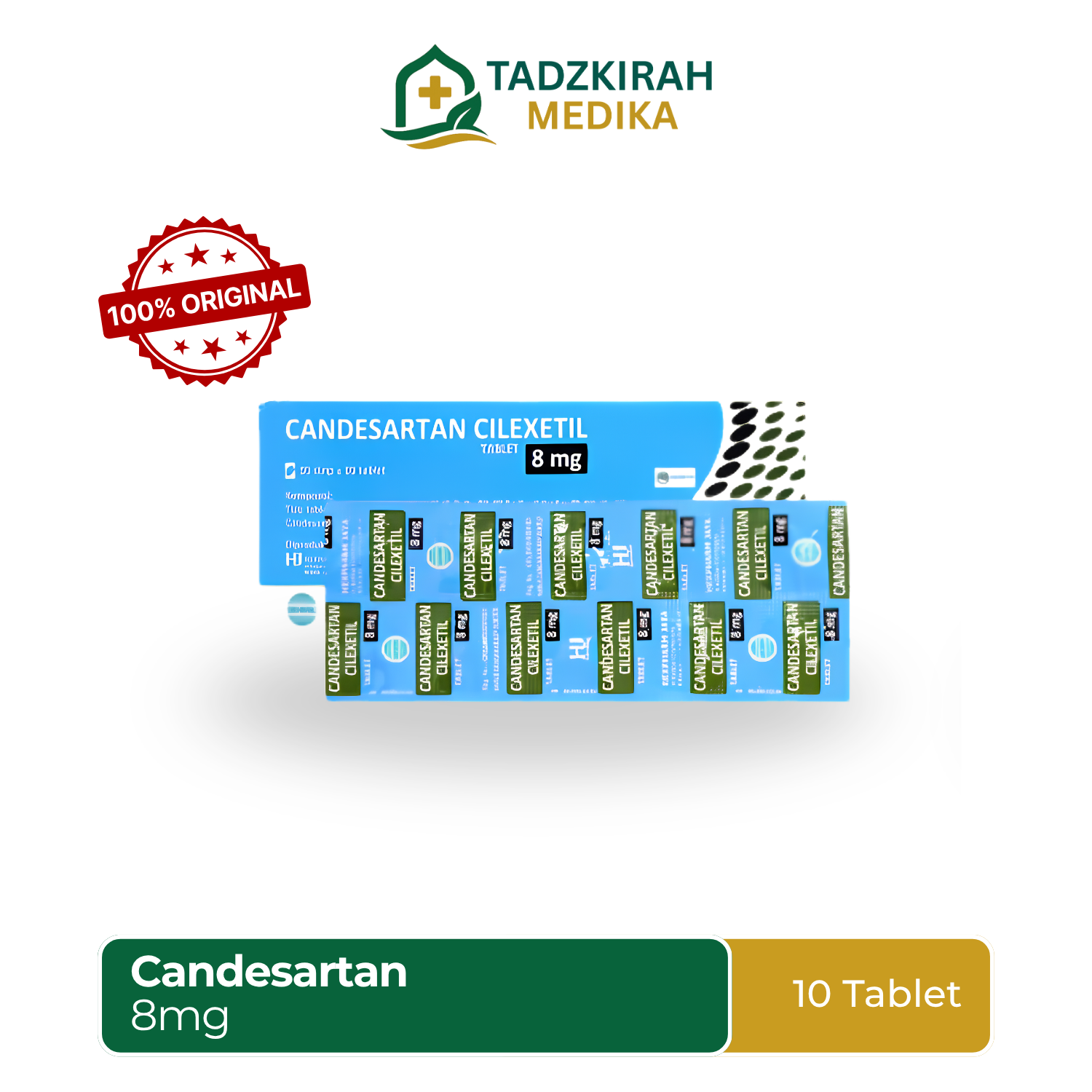 Candesartan 8mg per-biji